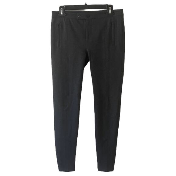 Vince Ponte Skinny Leg Pants Women 6 Grey Classic Basic Casual Everyday Normcore - Picture 1 of 10